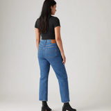 Ribcage Straight Ankle Jeans - Jazz Pop