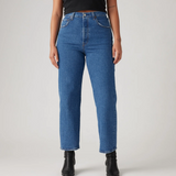 Ribcage Straight Ankle Jeans - Jazz Pop