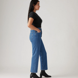 Ribcage Straight Ankle Jeans - Jazz Pop