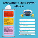 Blue Tansy + Apricot Oil
