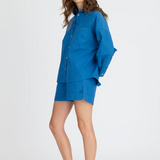 Chiara Long Sleeve Classic Shirt - Deep Dive