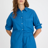 Chiara Long Sleeve Classic Shirt - Deep Dive