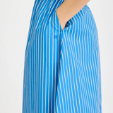 Chiara Bias Skirt Stripe - Ink Blue/Navy/Ivory