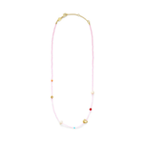 Oh So Fine Necklace - Sweet Pink