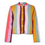 Emilia Quilted Jacket - Muilti Stripe