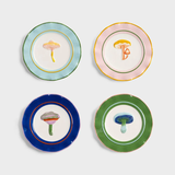 Magic Mushroom Set of 4 Plates