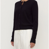 Orina Cotton Cashmere Cardigan - Black