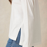 Slouchy Long Sleeve Tee - Vanilla