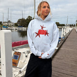 HIBI Star Hoodie  - Grey Marle