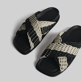 Chase Slide - Black/White