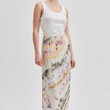 Sirana Maxi Printed Skirt - Tea