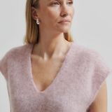 Camryn Knit Vest - Sepia Rose