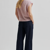 Camryn Knit Vest - Sepia Rose