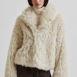 Ophie Fluffy Jacket - Tofu