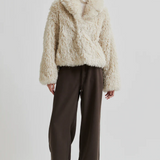 Ophie Fluffy Jacket - Tofu