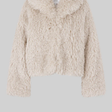 Ophie Fluffy Jacket - Tofu