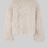 Ophie Fluffy Jacket - Tofu