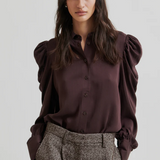 Samanta Shirt - Chocolate Plum