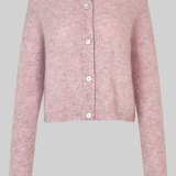 Andrea Rib Cardigan - Sepia Rose