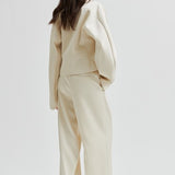 Dazzle Sateen Tie Front Pant - Jet Stream
