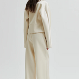Dazzle Sateen Blazer - Jet Stream