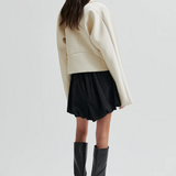 Dazzle Sateen Blazer - Jet Stream