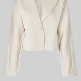 Dazzle Sateen Blazer - Jet Stream