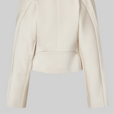 Dazzle Sateen Blazer - Jet Stream
