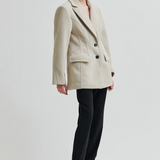 Mood Blazer - Beige Melange