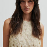 Gleam Beaded Top - Summer Sand