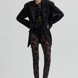 Social Lace Tee - Black