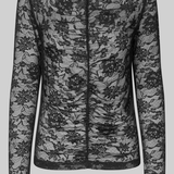 Social Lace Tee - Black