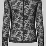 Social Lace Tee - Black