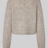 Karla Fluffy Cardigan - Pumice Stone