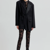 Social Lace Leggings - Black