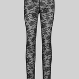 Social Lace Leggings - Black