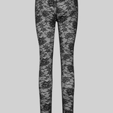 Social Lace Leggings - Black