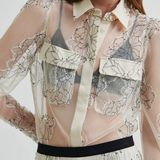 Wila Lace Shirt - Tofu