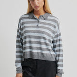 Miley Knit Collar - Light Blue