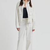 Cliss Stripe Jean - Tofu