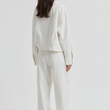 Cliss Stripe Jean - Tofu