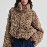 Curlie Jacket - Beige