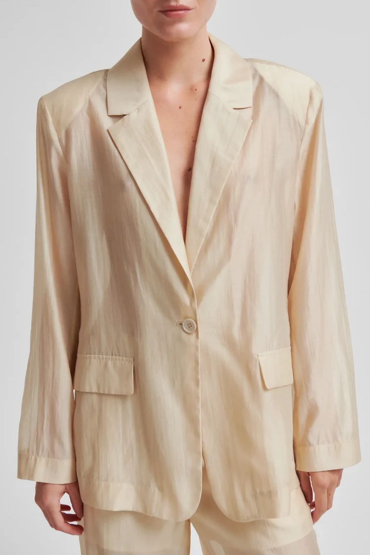 Lusana Blazer - Soft Beige