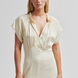 Shera Dress - Alabaster Gleam