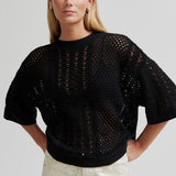 Deya Knit SS Top - Black