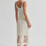 Salema Sequin Skirt - Eggnog