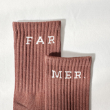 FAR MER Boot Socks - Chocolate