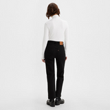 Ribcage Straight Ankle Jeans - Black Sprout