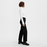 Ribcage Straight Ankle Jeans - Black Sprout