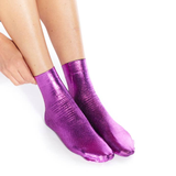 Glittering Ankle Socks - Fuchsia